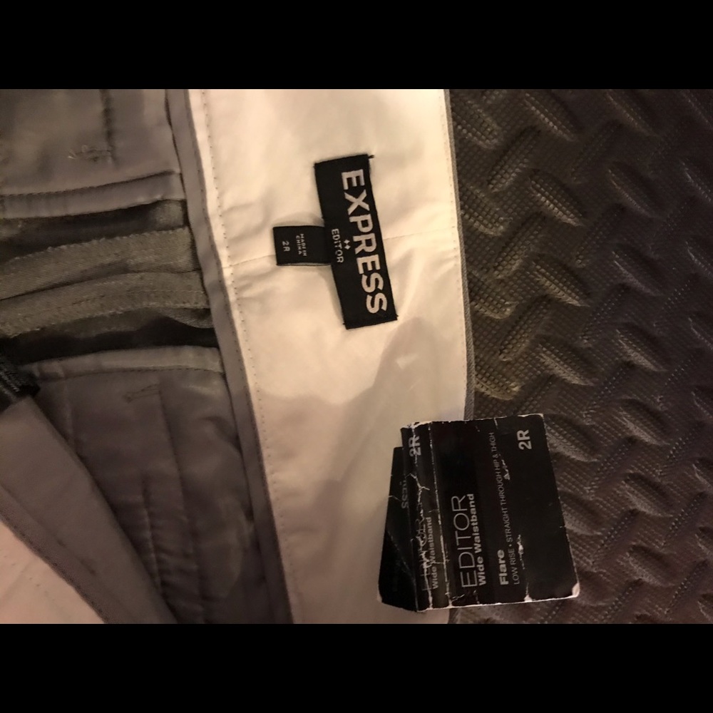 Express Editor Gray Dress Pants
